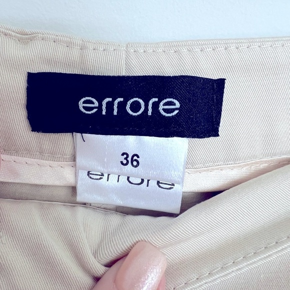 🍭 Errore NY Beige pants Size 36 - Picture 3 of 3